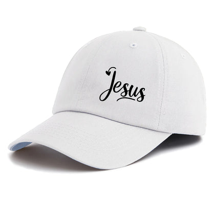 Retro Jesus Print Dad Baseball Cap
