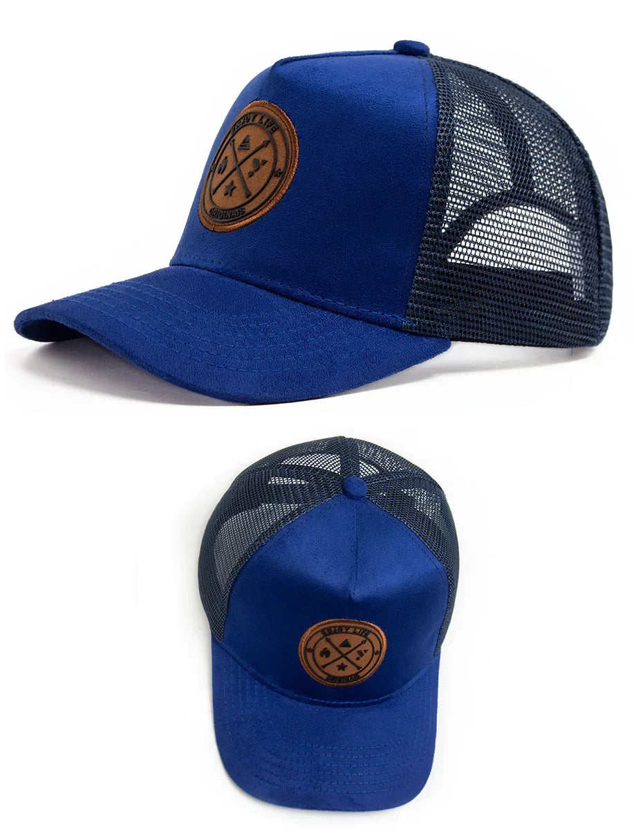 Summer Mesh Baseball Cap Women Men Snapback Hat Casual Breathable Letter Icon Unisex Hip Hop Trucker Caps Outdoor Sports Dad Hat Size 56-58cm