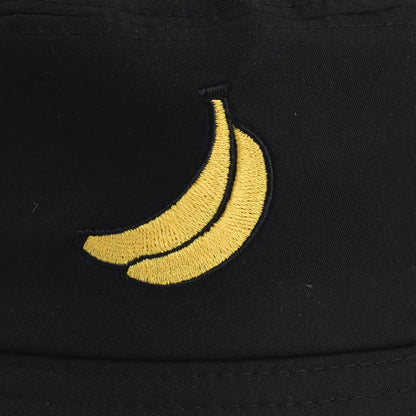 Panama Banana Embroidery Bucket Hat