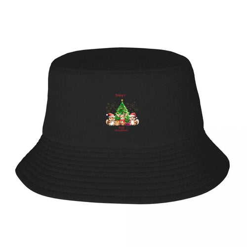 Baby First Christmas Celebration Bucket Hat Design