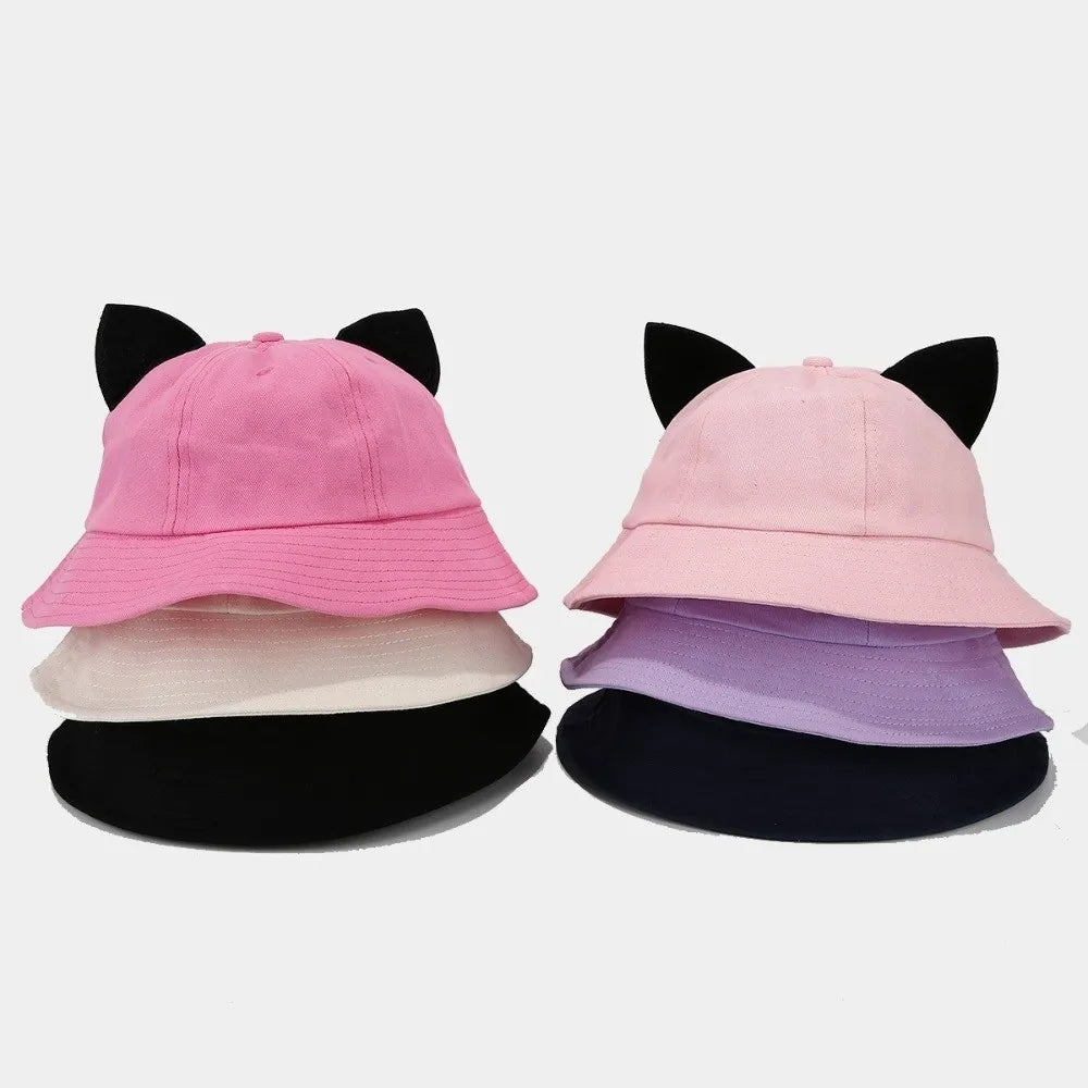 Fashion Cotton Cat Ears Hat Sun Protection