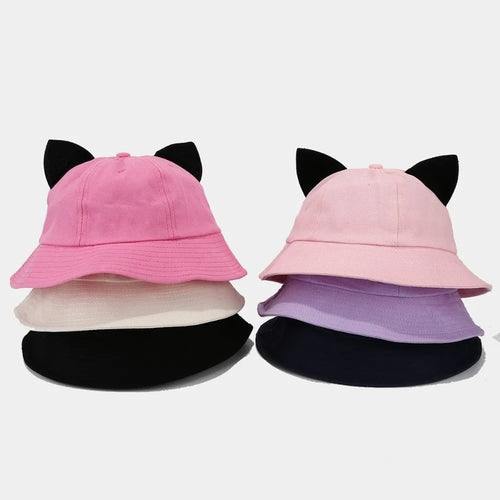 Fashion Cotton Cat Ears Hat Sun Protection