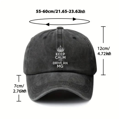 Keep Calm Drive MG Baseball Cap