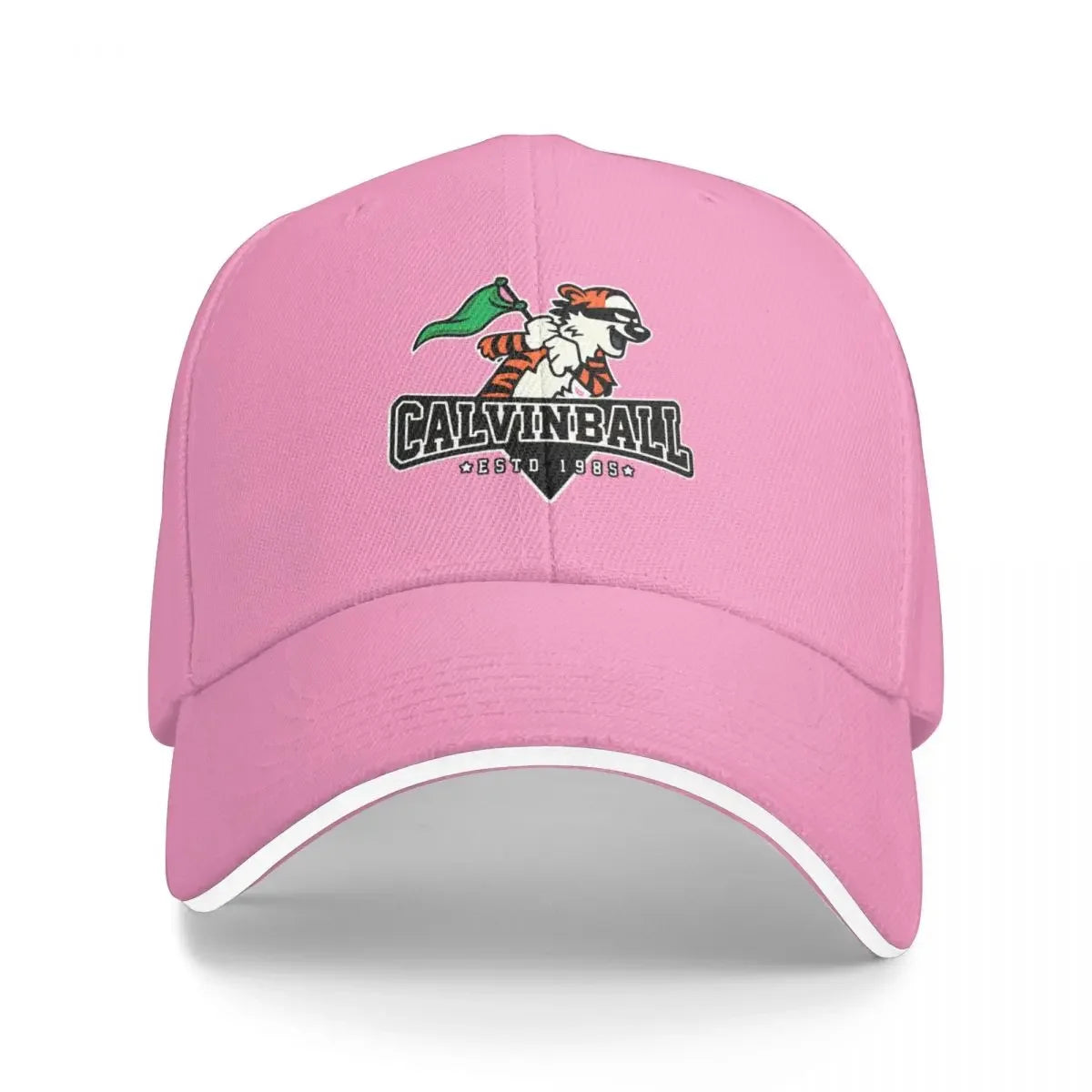 Calvin And Hobbes Flag Graphic Baseball Cap