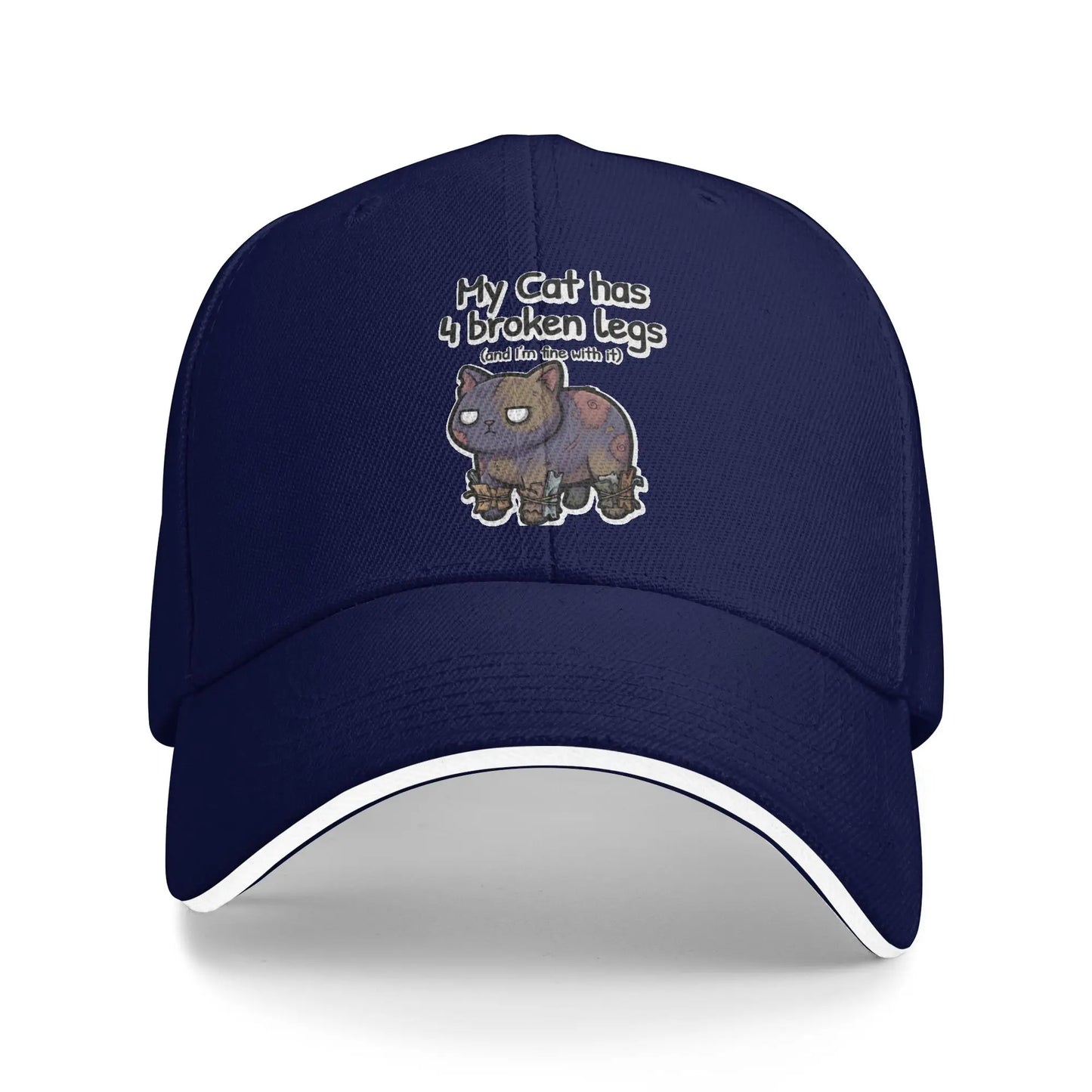 Mewgenics My Cat Has Four Broken Legs Baseball Cap