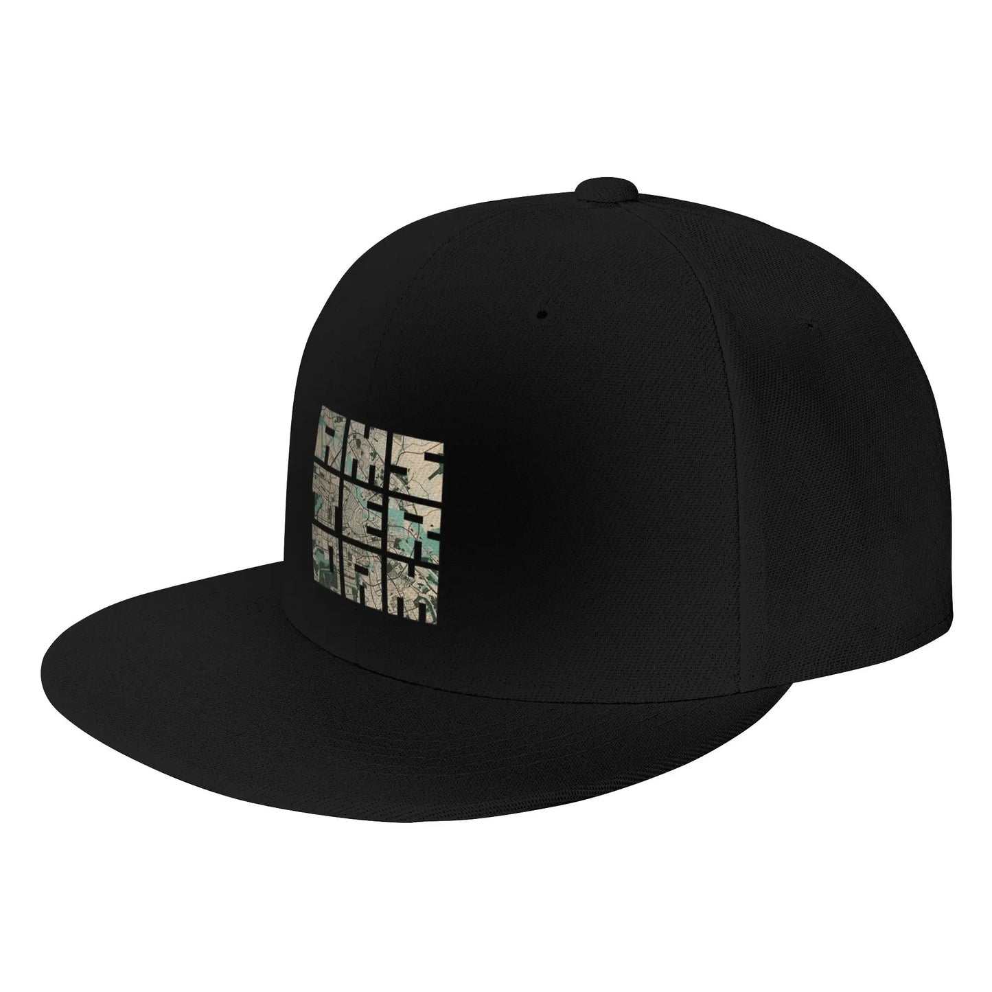 Vintage Amsterdam City Map Snapback Cap