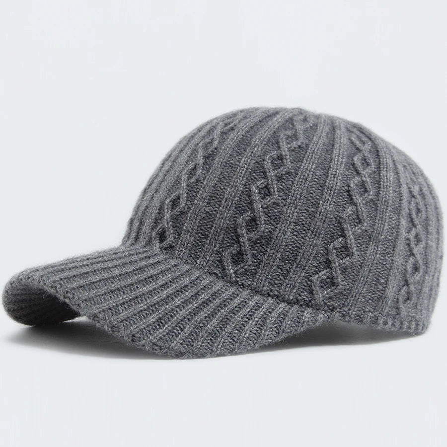 New Knitted Baseball Cap Women Fashion Men