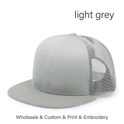 Custom Logo Embroidered Trucker Snapback Cap