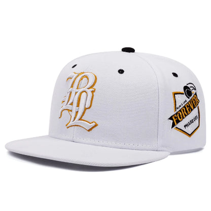 Fashion Letter Embroidered Snapback Cap