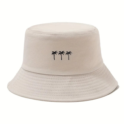 Coconut Print Beach Leisure Bucket Hat