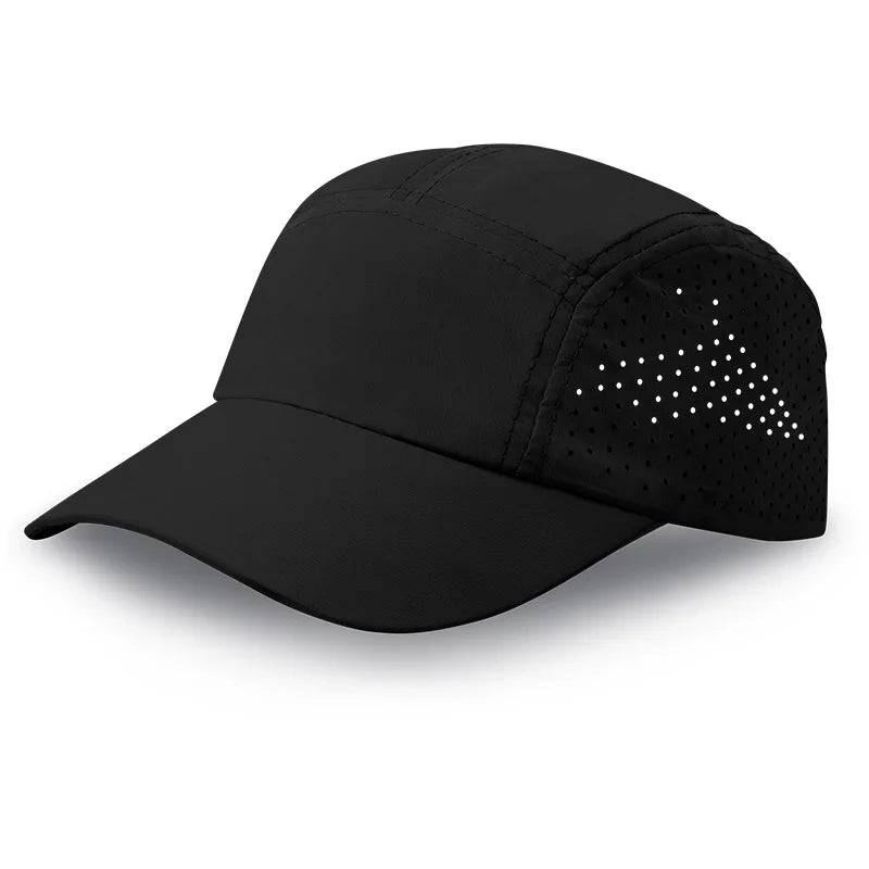 Running Cap Quick Drying Mesh Breathable Outdoor Sports Caps Baseball Size 55-60cm