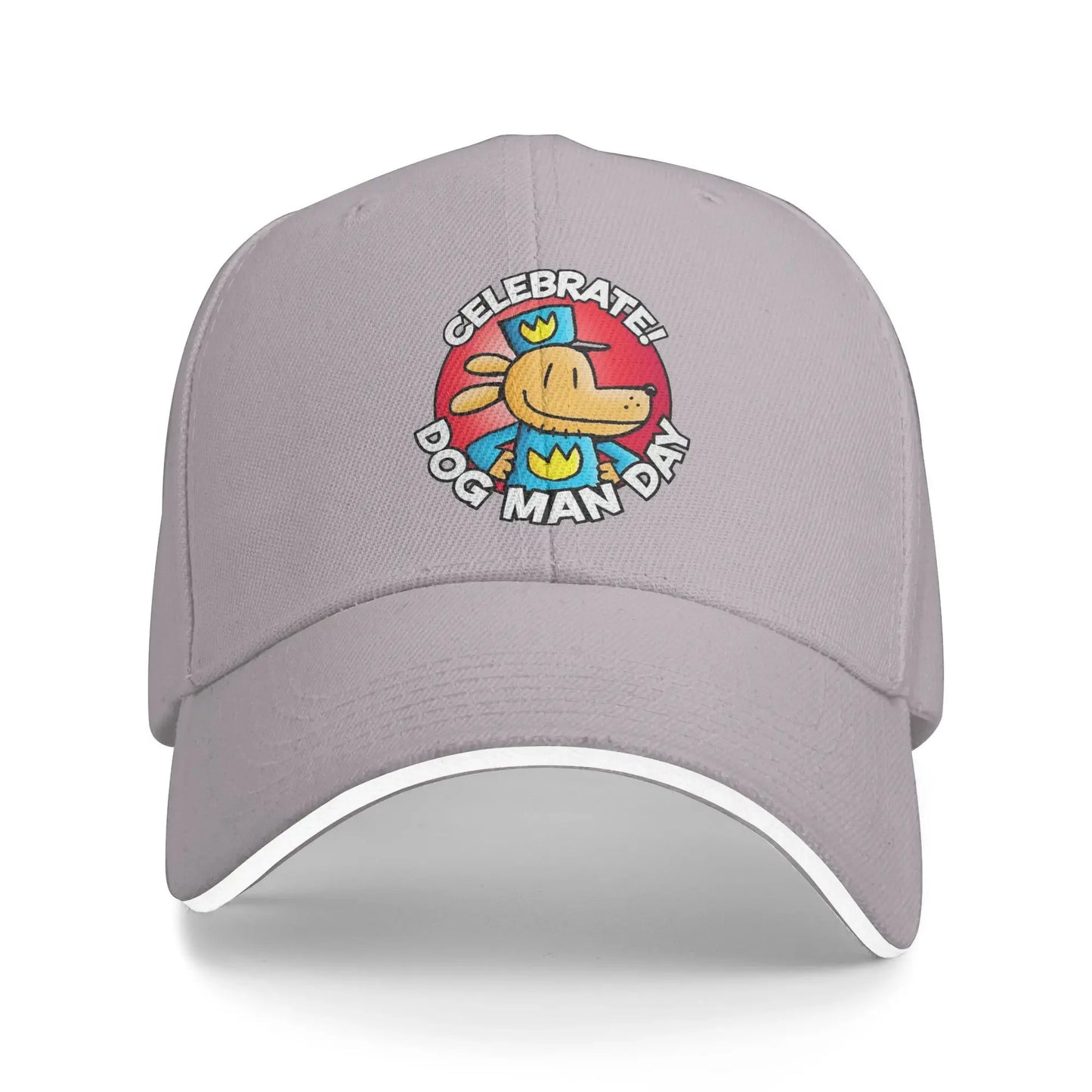 DogMan Running Hippie Hip Hop Meme Baseball Cap