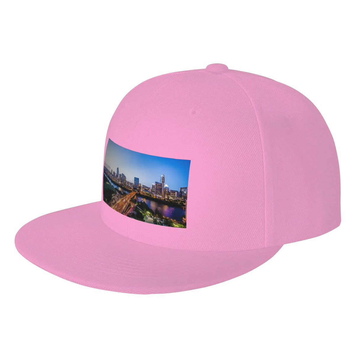 Austin Texas City Skyline Lights Snapback Cap