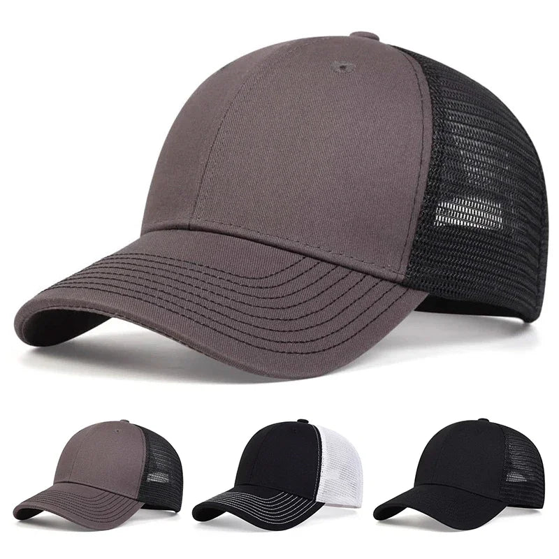 Unisex Light Plate Baseball Net Caps Spring And Summer Outdoor