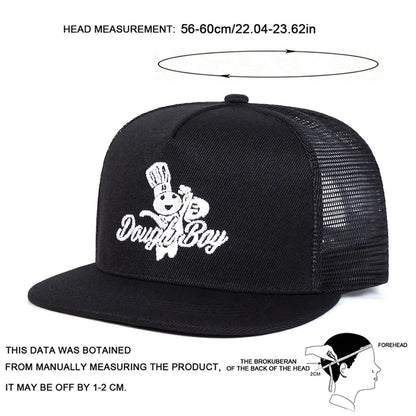 Daugh Boy Embroidery Casual Snapback Cap