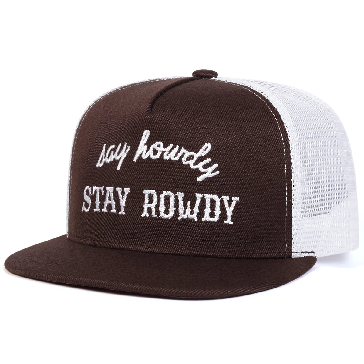 Unisex Embroidery Hip- Hop Net Hats Spring Summer Outdoor