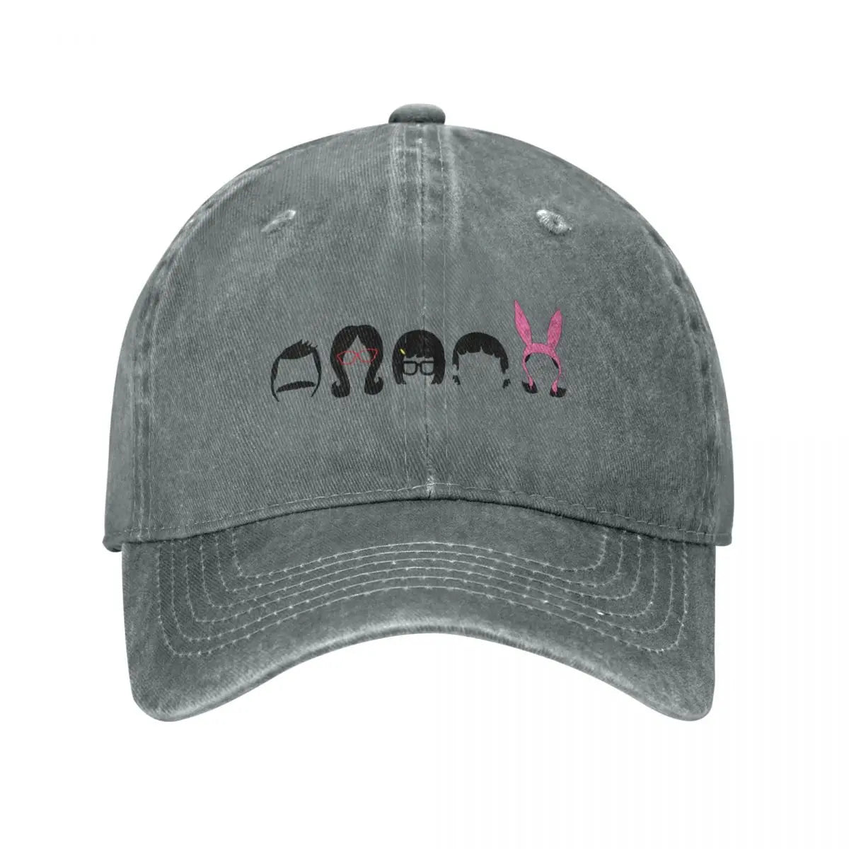 The Belcher Family Designer Black Golf Baseball Cap