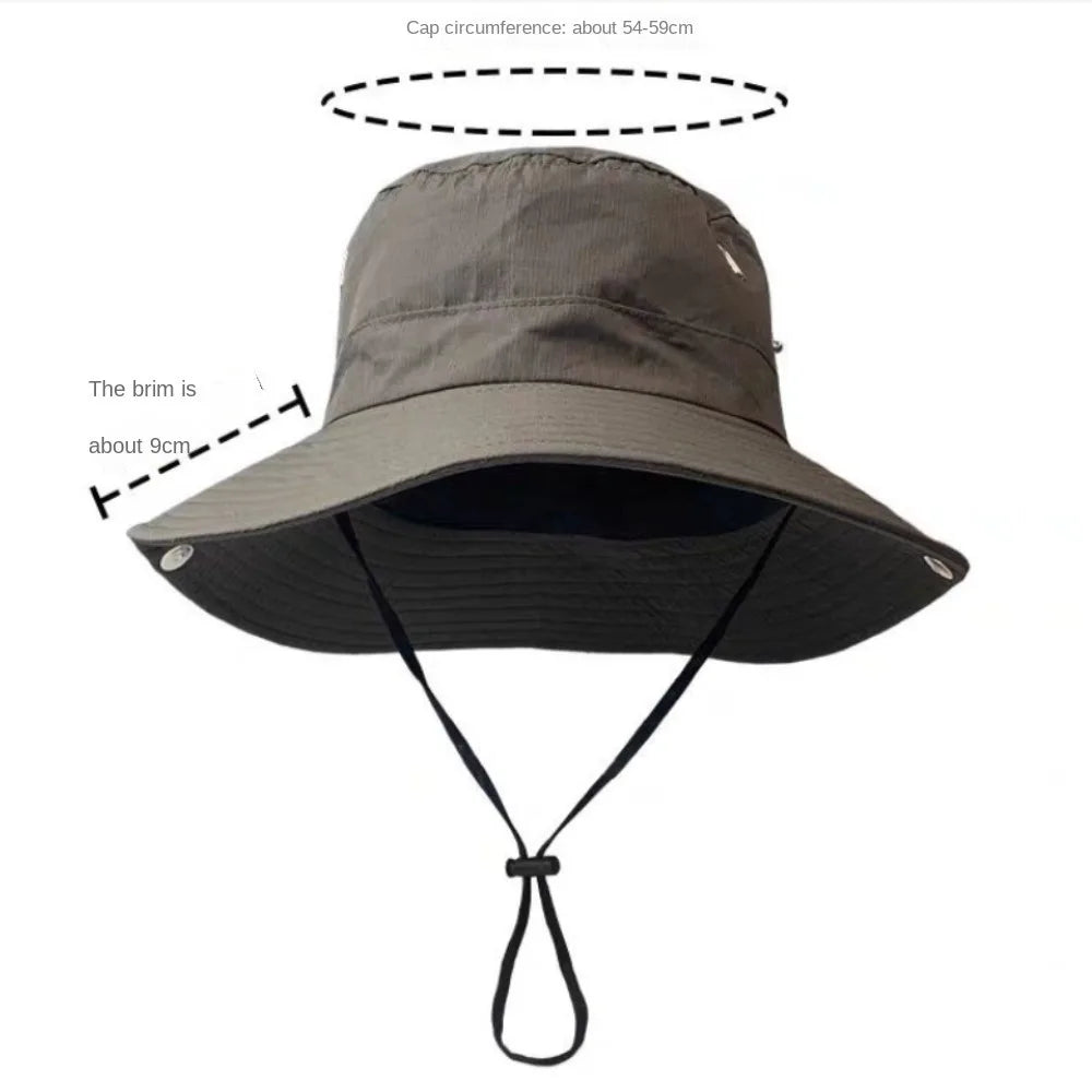 Adjustable Waterproof UV Protection Summer Bucket Hat
