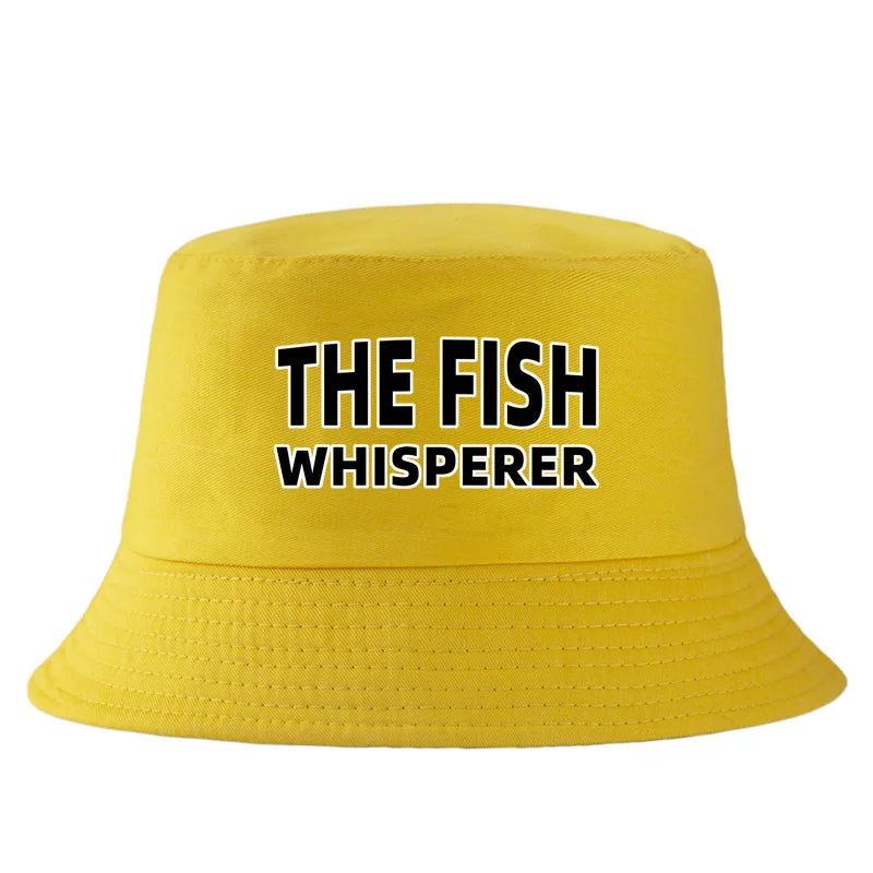 Fish Whisperer Outdoor Fishing Bucket Hat Unisex