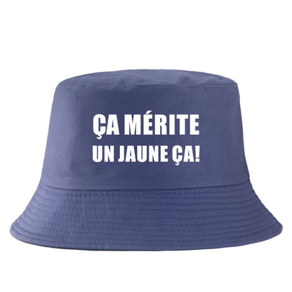 Funny French Slogan Reversible Bucket Hat Unisex