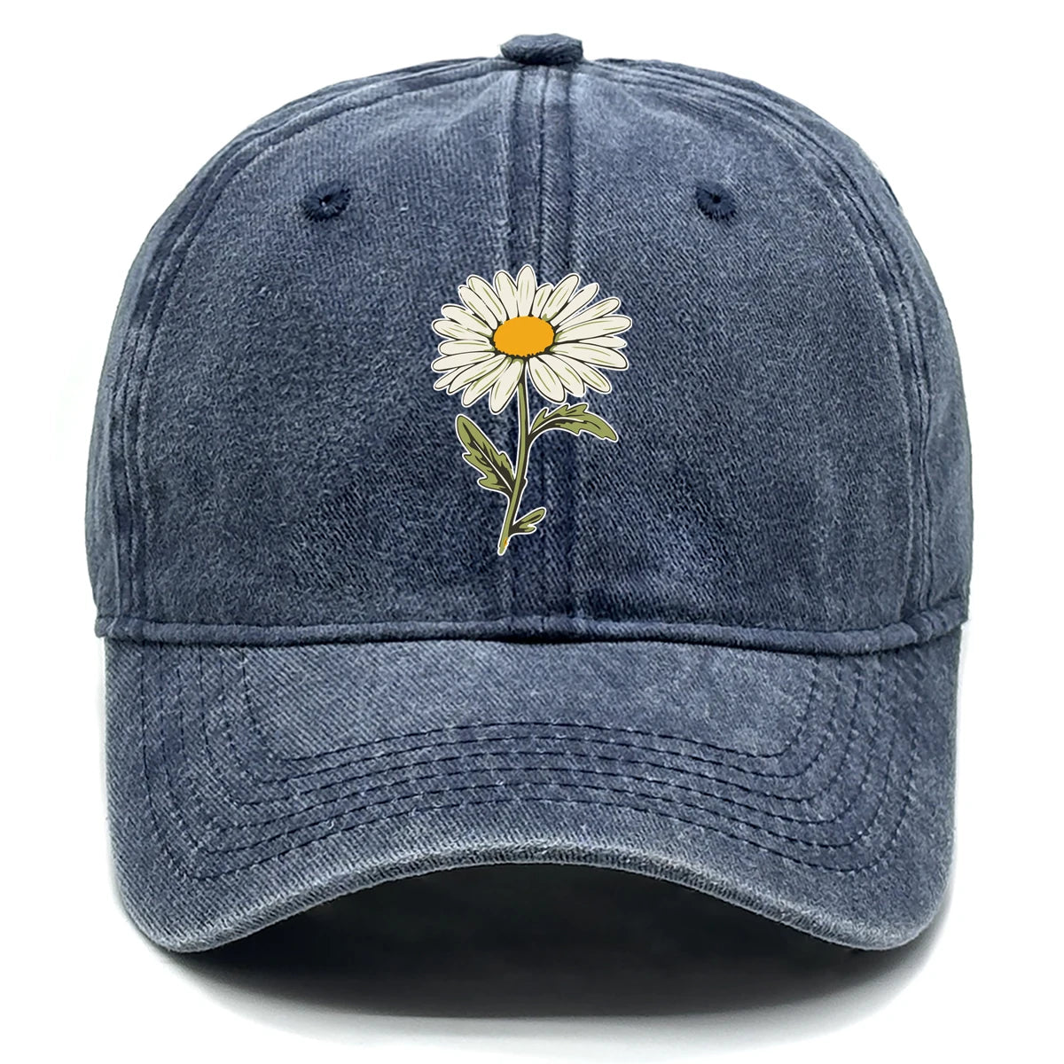 Adjustable Summer Cap For Women Men Flower Baseball Cap