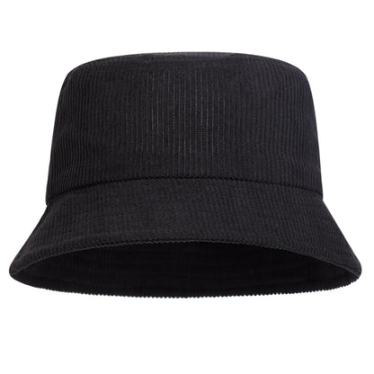 Unisex Solid Color Corduroy Personality Bucket Hats
