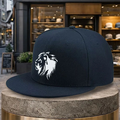 Lion Profile Snapback Cap