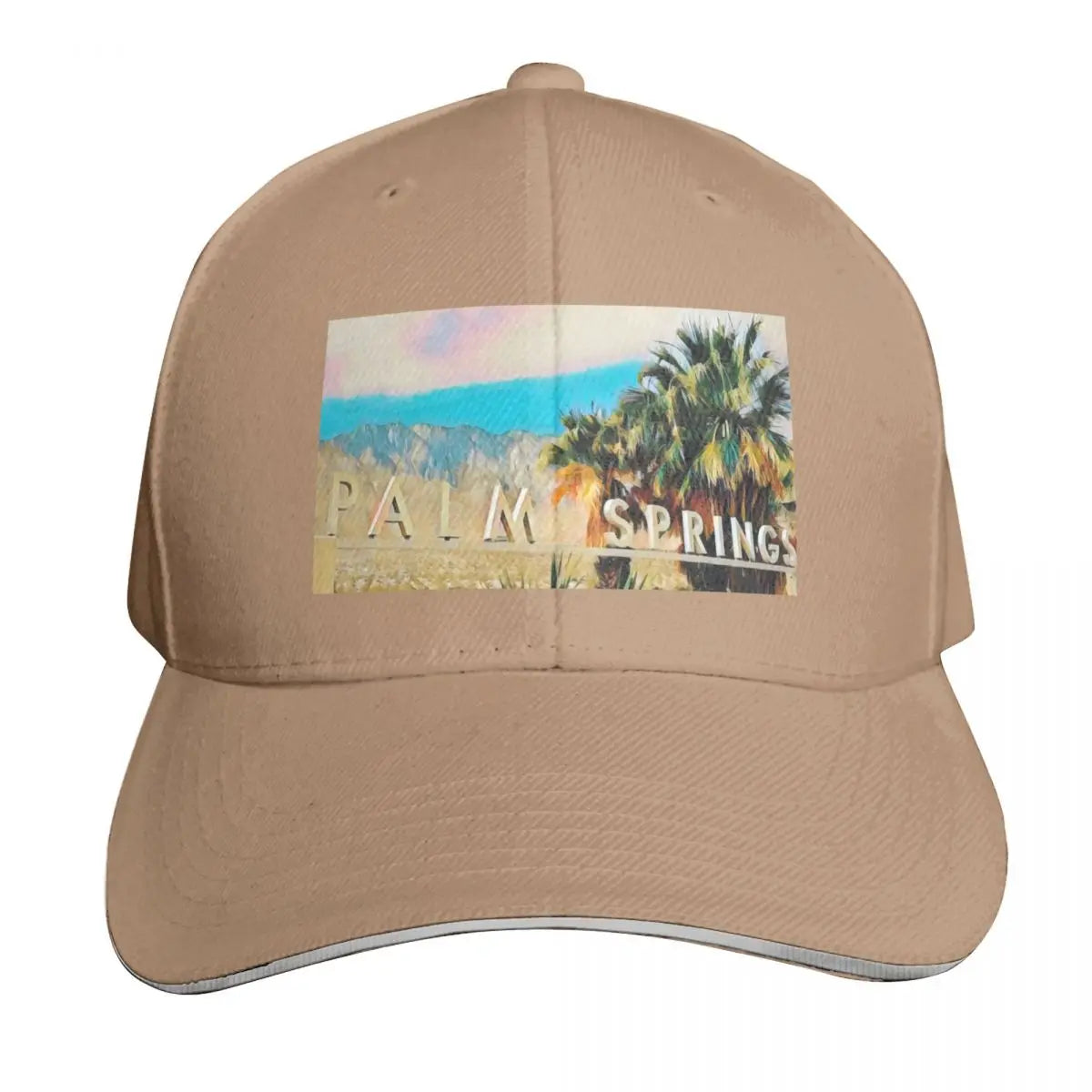 Palm Springs Sign Two Tone Snapback Baseball Cap