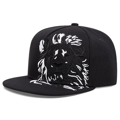 Lion Eagle Embroidered Hip Hop Snapback Cap