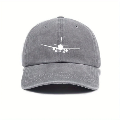 Airplane Print Outdoor Baseball Cap