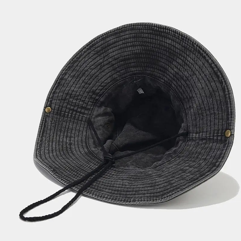 Four Seasons Cotton Solid Bucket Hat