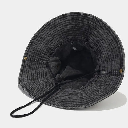 Four Seasons Cotton Solid Bucket Hat