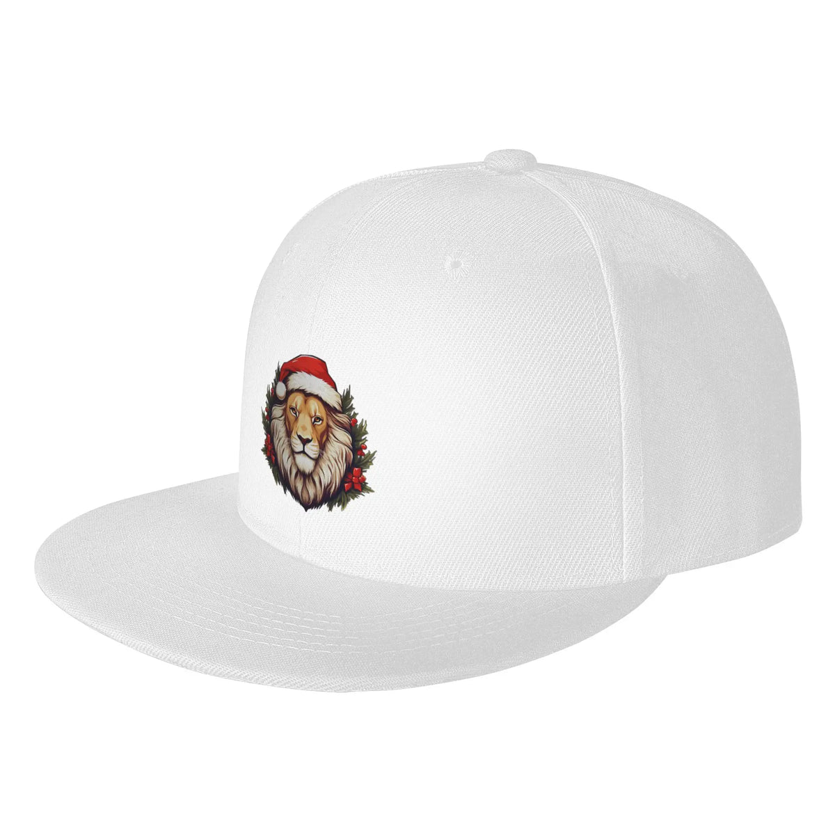 Christmas Lion Santa Snapback Cap