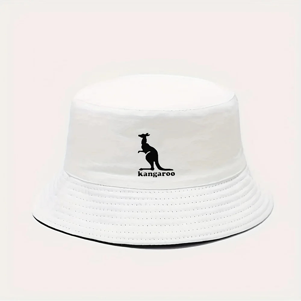 Goodvery Animal Kangaroo Pattern Printed Fisherman Hat