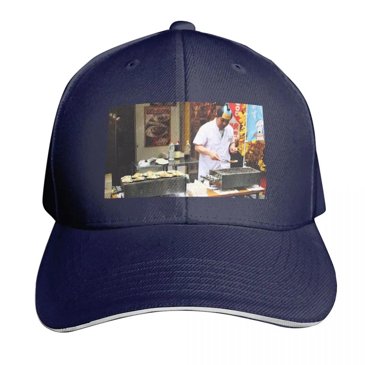 Osaka Street Food Six Panel Baseball Cap