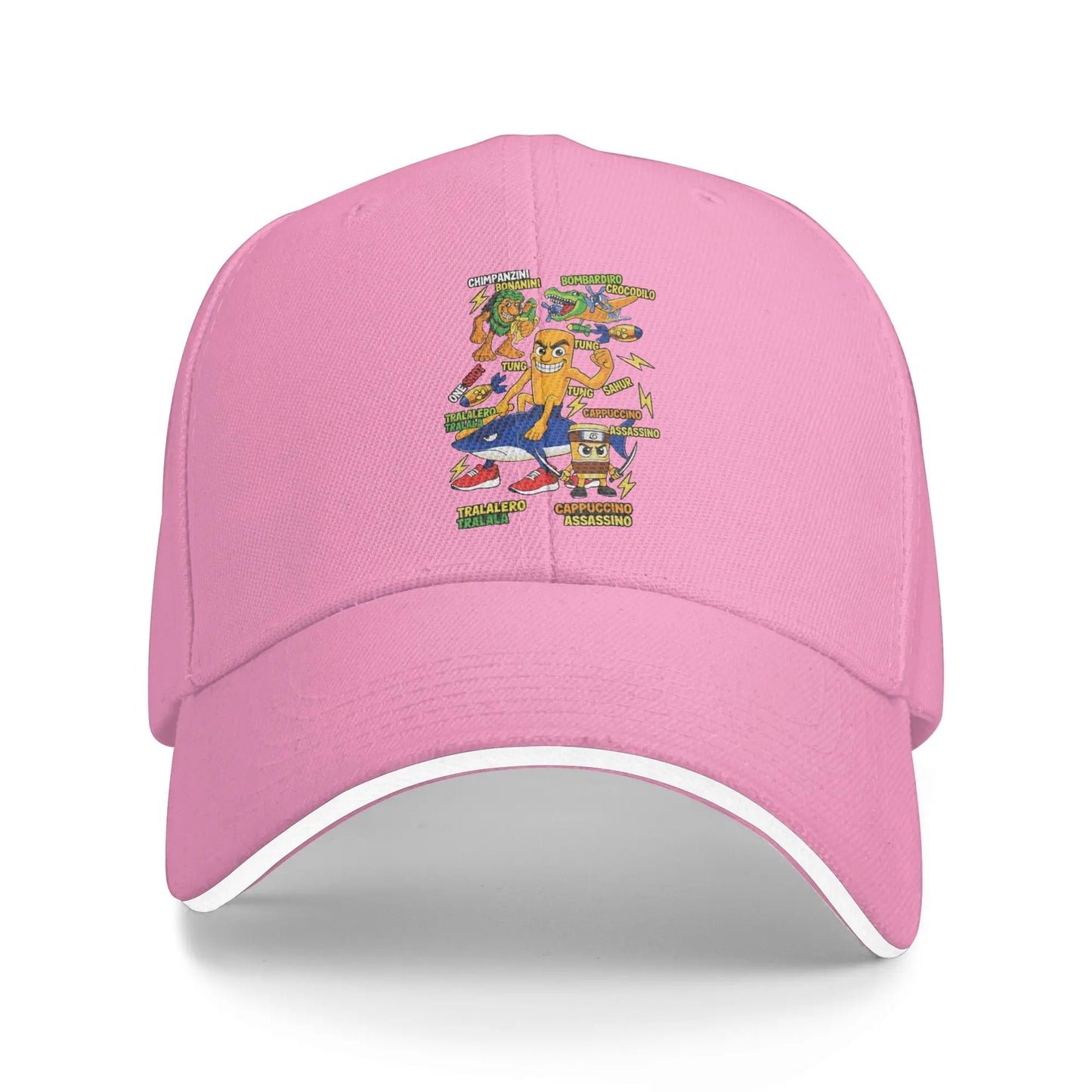 Italian Brainrot Meme Characters Baseball Cap