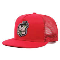 Red Flat Mesh