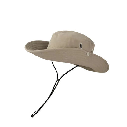 Adjustable Wide Brim UV Protection Outdoor Hiking Bucket Hat