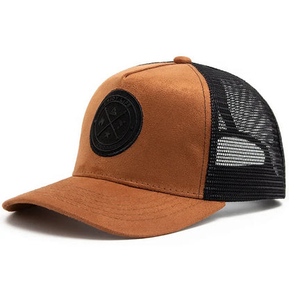 Summer Mesh Baseball Cap Women Men Snapback Hat Casual Breathable Letter Icon Unisex Hip Hop Trucker Caps Outdoor Sports Dad Hat Size 56-58cm