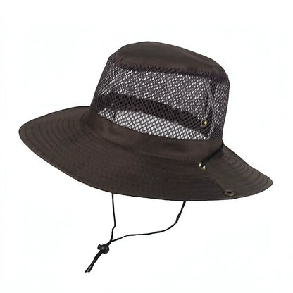 Foldable Mesh Wide Brim Fishing Bucket Hat