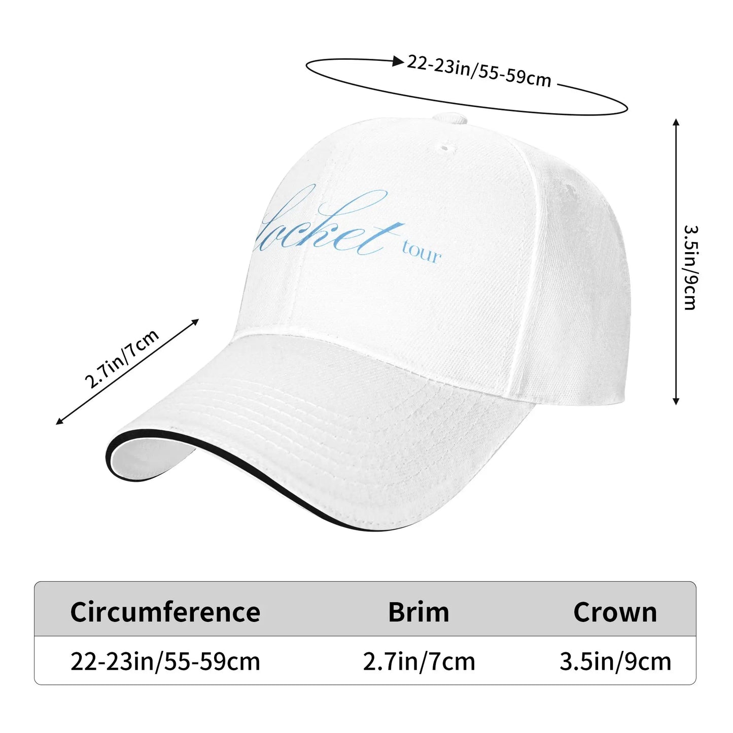 Locket Tour 2026 Y2K Baseball Cap