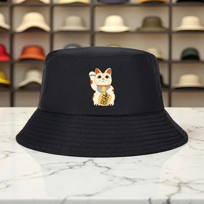 Lucky Moon Maneki Neko Bucket Hat