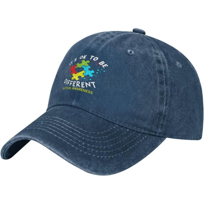 Autism Awareness It's Okay To Be Different Baseball Cap