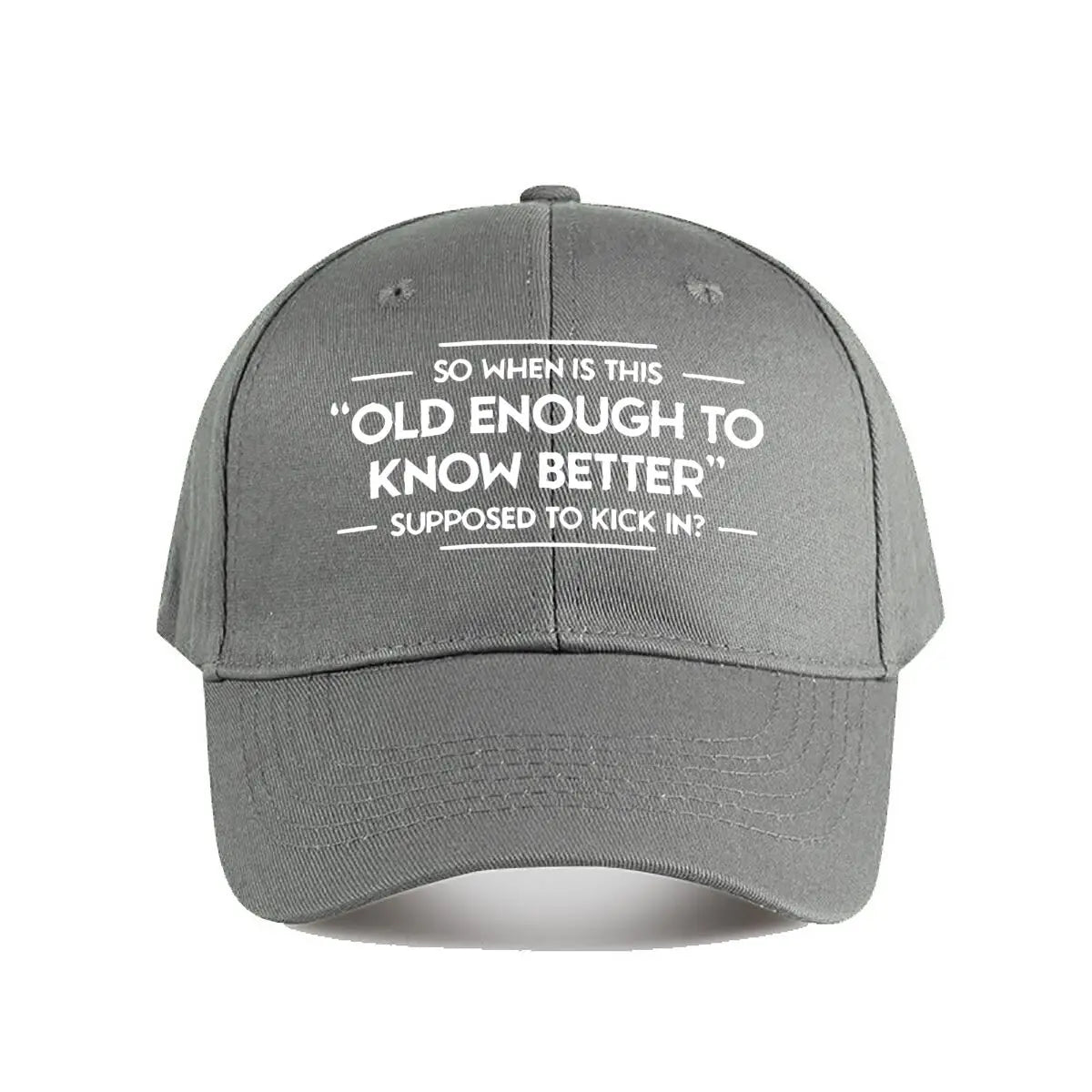 Funny Quote Snapback Baseball Cap