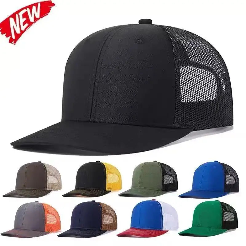 High Quality Mesh Baseball Cap Women Men Summer Cotton Breathable Sunhat
