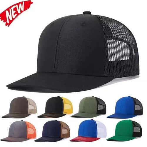 High Quality Mesh Baseball Cap Women Men Summer Cotton Breathable Sunhat