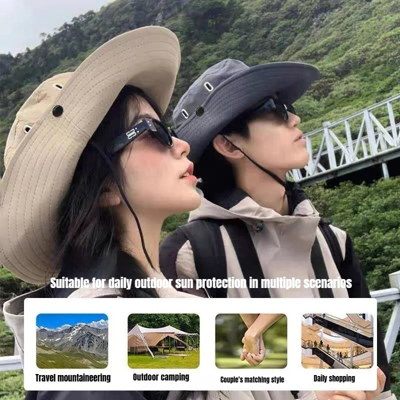 Waterproof Wide Brim UV Protection Fishing Bucket Hat