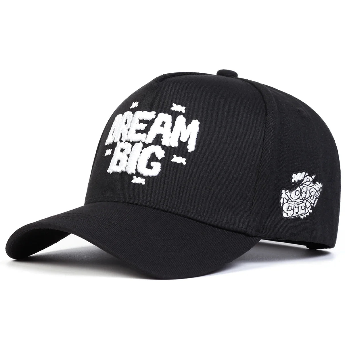 Unisex DREAM BIG Letter Embroidery Baseball Caps Spring Autumn