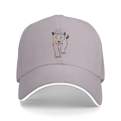 Black Cats Outline Baseball Cap