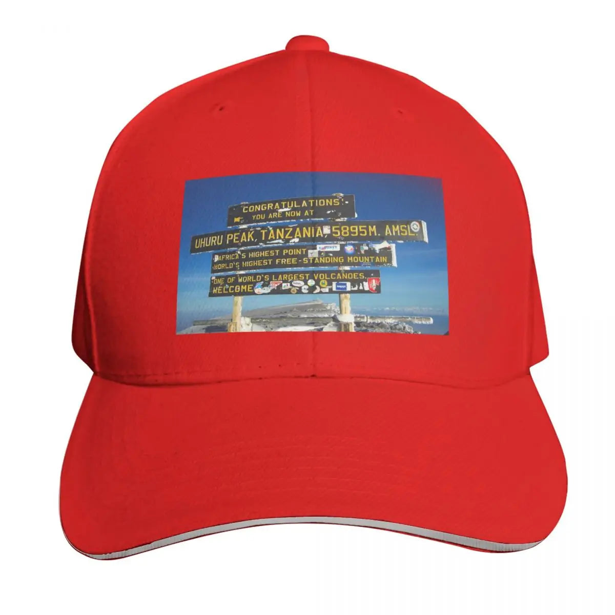Mount Kilimanjaro Height Adjustable Baseball Cap